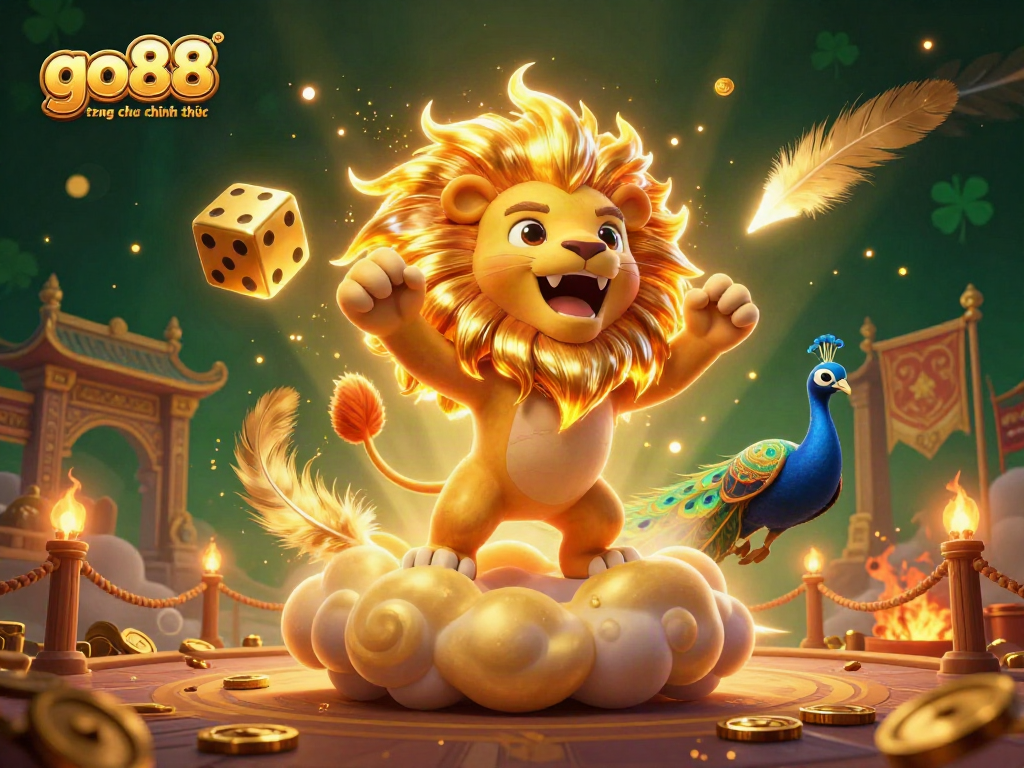 Engage with go88 trang chu chinh thuc in this vibrant 3D casino illustration featuring dynamic game elements.