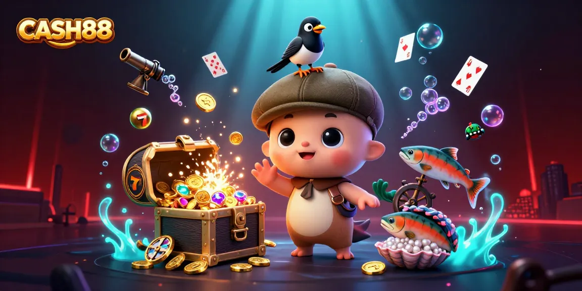 Engage in thrilling gameplay at CASH88 with exciting slot reels and vibrant characters!