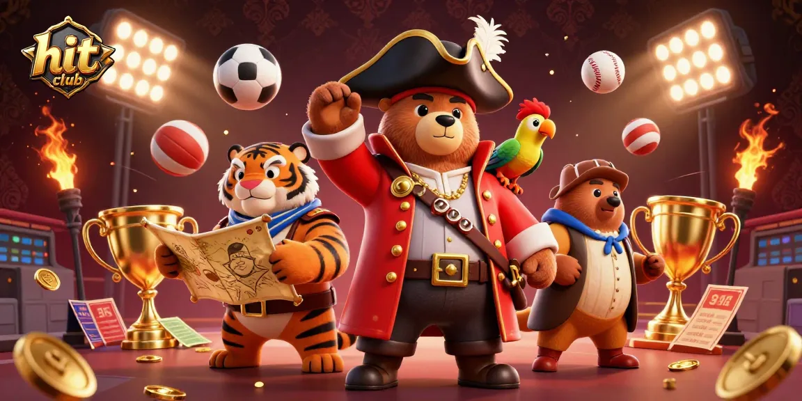 Experience the thrill at hit club with dynamic sports betting and golden trophies in action.