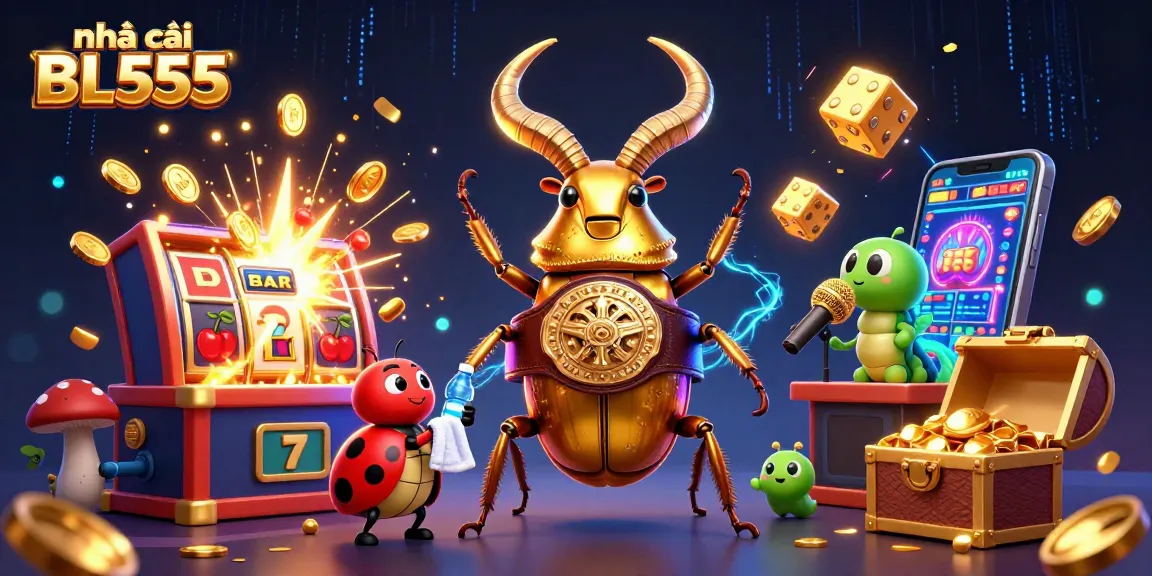 Engage with thrilling gameplay at nhà cái BL555 with vibrant slot machines and dynamic characters.